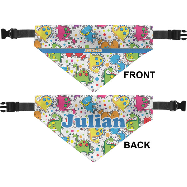 Dinosaur Print Medium Dog Bandana Approval