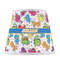 Dinosaur Print Poly Film Empire Lampshade - Front View