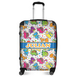 Dinosaur Print Suitcase - 24" Medium - Checked (Personalized)