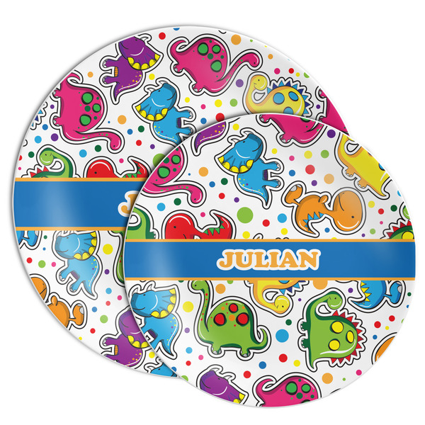 Dinosaur Print Melamine Plates - PARENT/MAIN