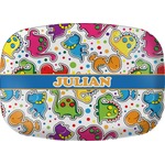 Dinosaur Print Melamine Platter (Personalized)