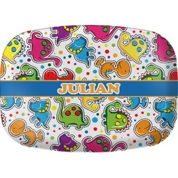 Dinosaur Print Melamine Platter (Personalized)