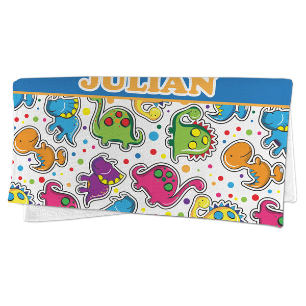 Dinosaur Print Microfiber Dish Rag - FOLDED (half)