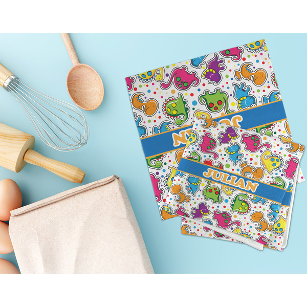 Dinosaur Print Microfiber Dish Rag - LIFESTYLE