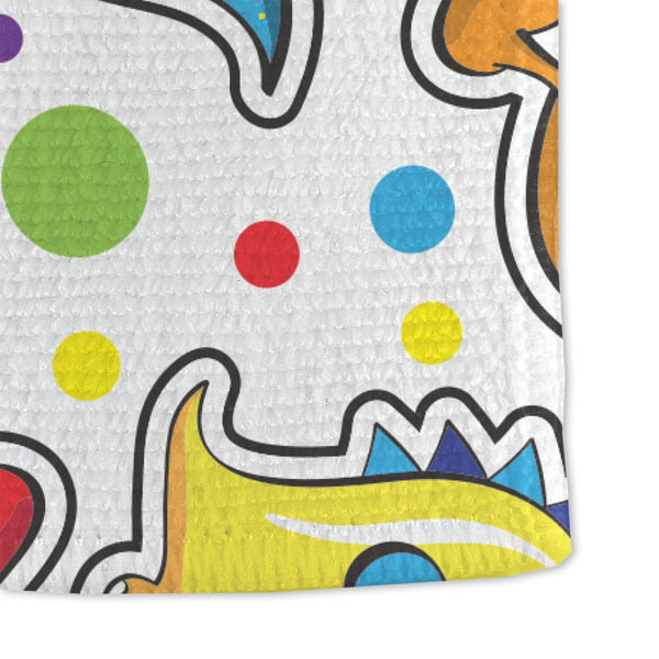 Dinosaur Print Microfiber Dish Towel - DETAIL