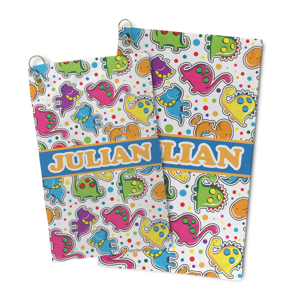 Dinosaur Print Microfiber Golf Towel - PARENT/MAIN