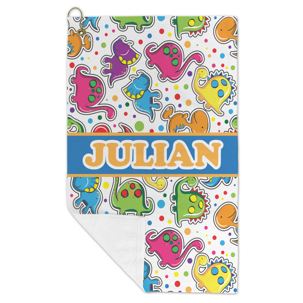 Dinosaur Print Microfiber Golf Towels - FOLD