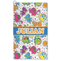 Dinosaur Print Microfiber Golf Towel - Large (Personalized)