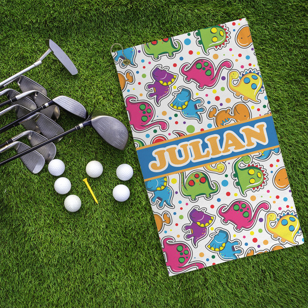 Dinosaur Print Microfiber Golf Towels - LIFESTYLE