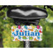 Dinosaur Print Mini License Plate on Bicycle - LIFESTYLE Two holes
