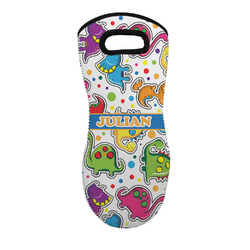 Dinosaur Print Neoprene Oven Mitt w/ Name or Text