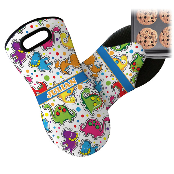 Dinosaur Print Neoprene Oven Mitt