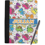Dinosaur Print Notebook Padfolio - Large w/ Name or Text