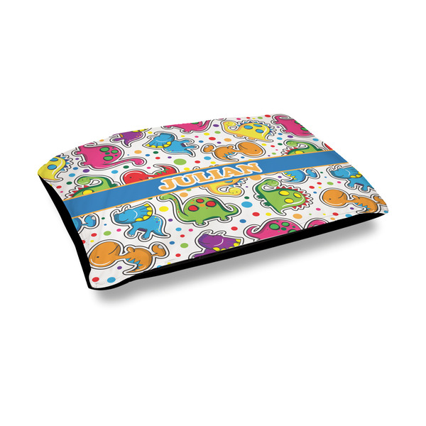Custom Dinosaur Print Outdoor Dog Bed - Medium (Personalized)