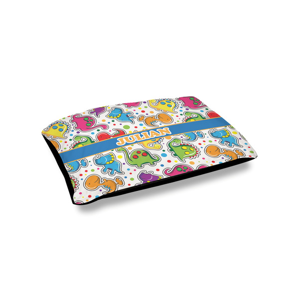 Custom Dinosaur Print Outdoor Dog Bed - Small (Personalized)