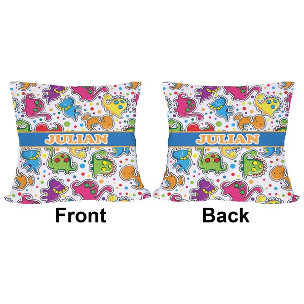 Dinosaur Print Outdoor Pillow - 20x20