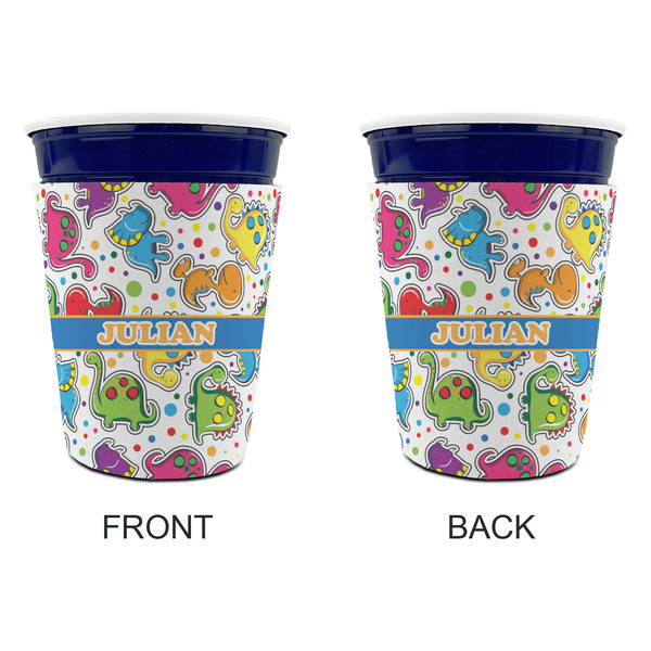 Dinosaur Print Party Cup Sleeves - without bottom - Approval