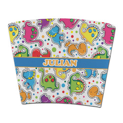 Dinosaur Print Party Cup Sleeve - without bottom (Personalized)