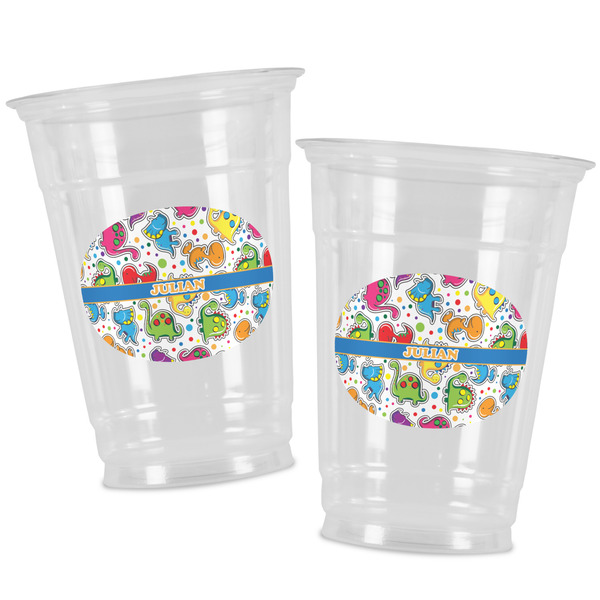 Dinosaur Print Party Cups - 16oz - Alt View