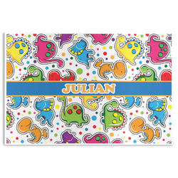 Dinosaur Print Disposable Paper Placemats (Personalized)