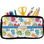 Dinosaur Print Neoprene Pencil Case - Small w/ Name or Text