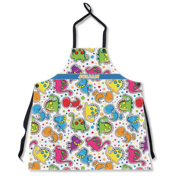 Dinosaur Print Personalized Apron