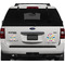Dinosaur Print Personalized Square Car Magnets on Ford Explorer