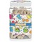 Dinosaur Print Dog Treat Jar (Personalized)