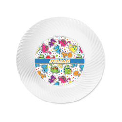 Dinosaur Print Plastic Party Appetizer & Dessert Plates - 6" (Personalized)