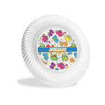 Dinosaur Print Plastic Party Appetizer & Dessert Plates - 6" (Personalized)