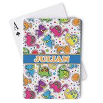 Dinosaur Print Playing Cards (Personalized)