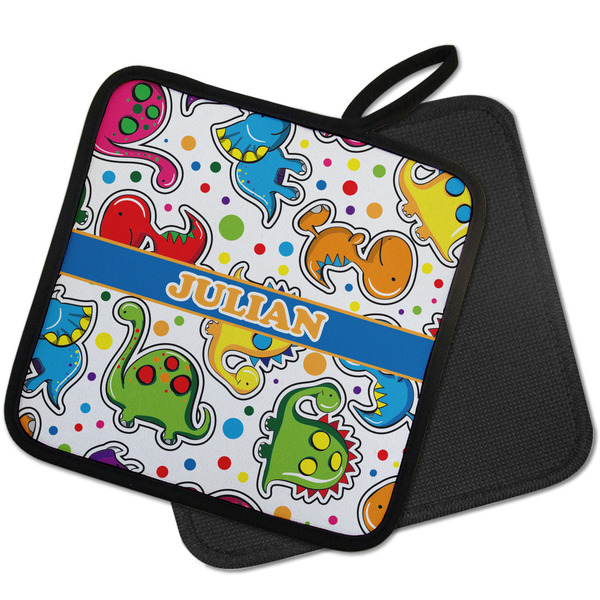 Dinosaur Print Pot Holders - PARENT MAIN
