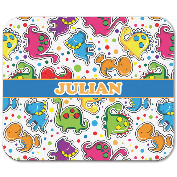 Dinosaur Print Rectangular Mouse Pad - APPROVAL