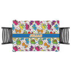 Dinosaur Print Tablecloth - 58"x58" (Personalized)