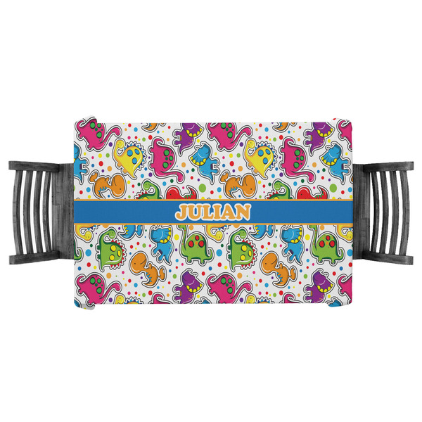 Custom Dinosaur Print Tablecloth - 58"x58" (Personalized)