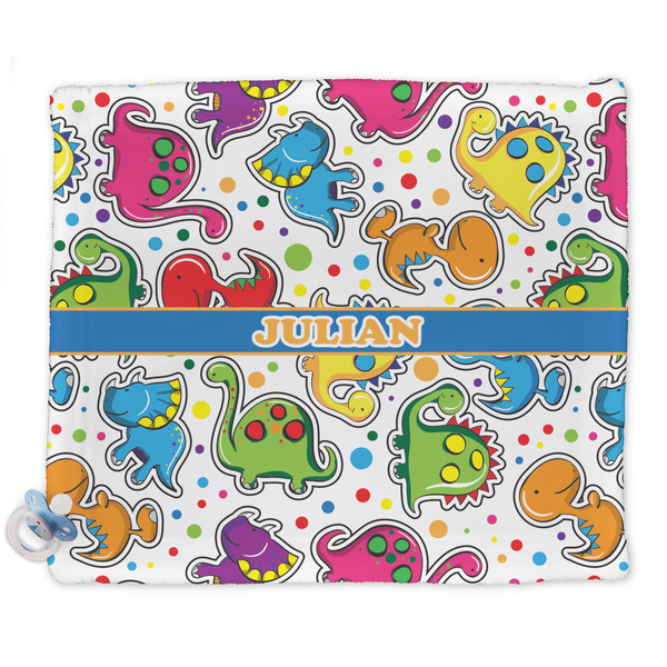 Custom Dinosaur Print Security Blankets - Double Sided (Personalized)