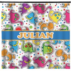 Dinosaur Print Shower Curtain - Custom Size (Personalized)