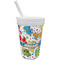 Dinosaur Print Sippy Cup with Straw (Personalized)