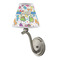 Dinosaur Print Small Chandelier Lamp - LIFESTYLE (on wall lamp)