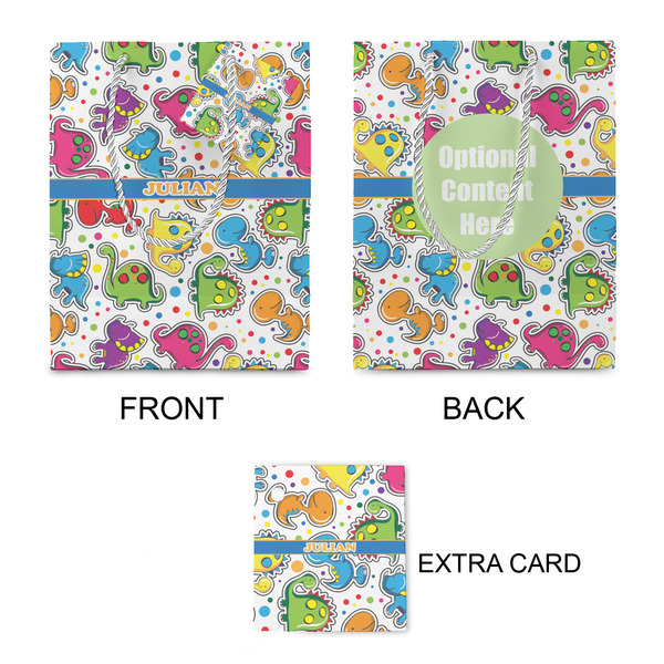 Dinosaur Print Small Gift Bag - Approval
