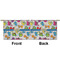 Dinosaur Print Small Zipper Pouch Approval (Front and Back)