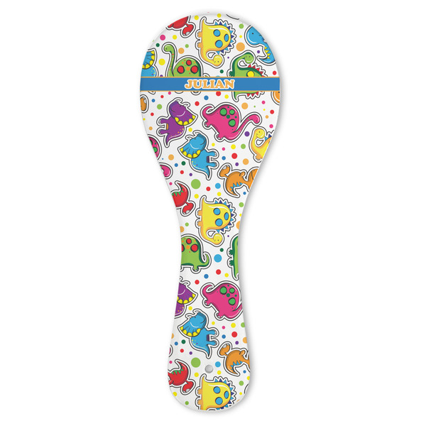 Custom Dinosaur Print Ceramic Spoon Rest (Personalized)