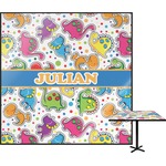 Dinosaur Print Square Table Top (Personalized)
