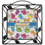 Dinosaur Print Square Trivet (Personalized)