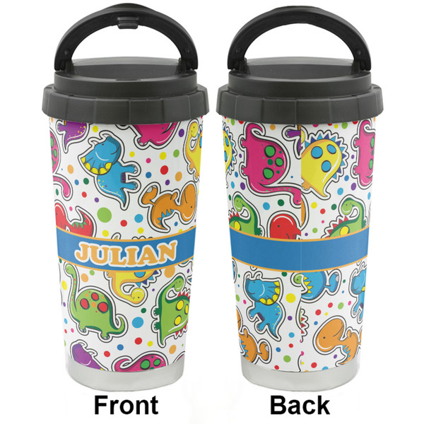 Dinosaur Print Stainless Steel Travel Cup - Apvl