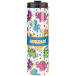 Dinosaur Print Stainless Steel Skinny Tumbler - 20 oz (Personalized)