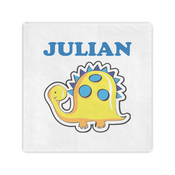 Custom Dinosaur Print Cocktail Napkins (Personalized)