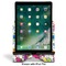 Dinosaur Print Stylized Tablet Stand - Front with ipad