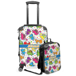 Dinosaur Print Kids 2-Piece Luggage Set - Suitcase & Backpack (Personalized)