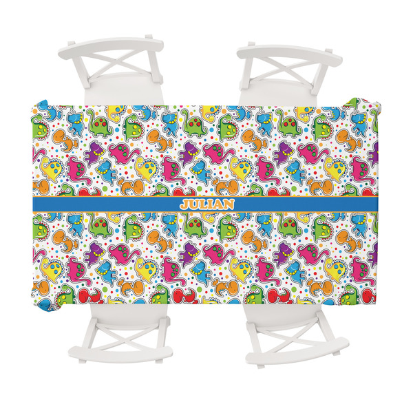 Custom Dinosaur Print Tablecloth - 58"x102" (Personalized)